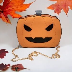 Orange Angry Pumpkin Bag